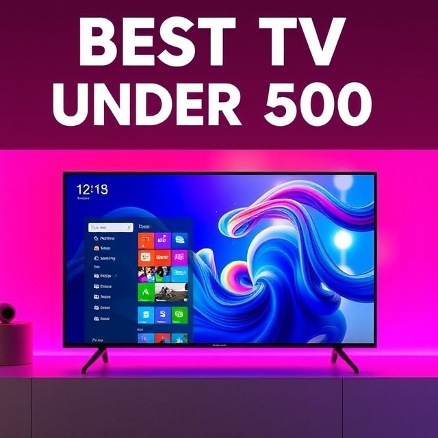 Best TVs Under $500 – Small & Big-Screen Options